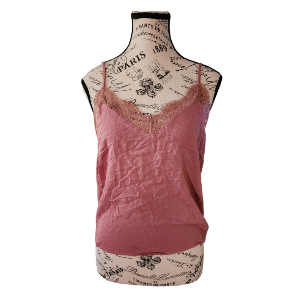 Forever 21 Contemporary Mauve Spaghetti Tank Size Small